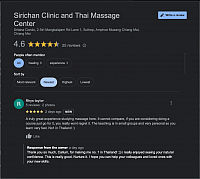 Sirichan Clinic reviews
